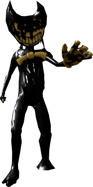 Ink Demon Bendy Pose PNG Image