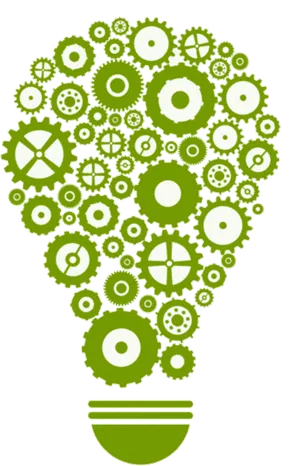 Innovation Gears Brainstorming Concept PNG