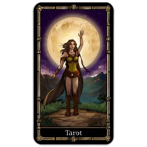 Inspirational Tarot Card Template Png 06292024 PNG Image