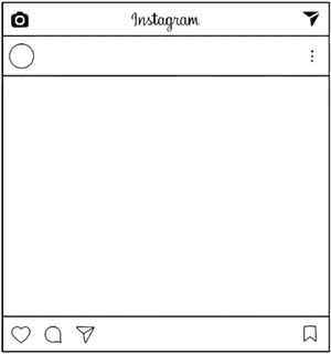 Instagram Interface Overlay PNG Image