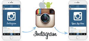 Instagram Promotion Graphic PNG Image