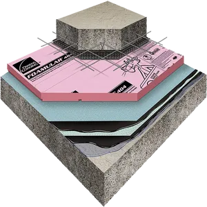 Insulated Concrete Formwork Components PNG Image