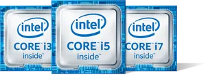 Intel Corei3i5i7 Processors PNG Image