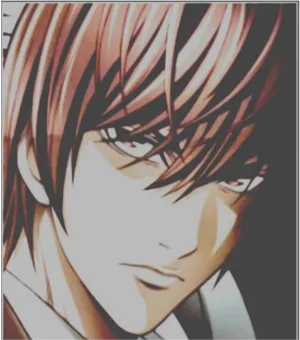 Intense Anime Character Portrait PNG Image