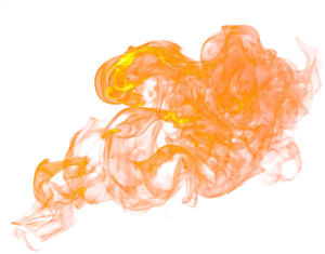 Intense Flame Texture PNG Image