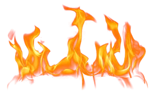 Intense Flames Transparent Background PNG Image