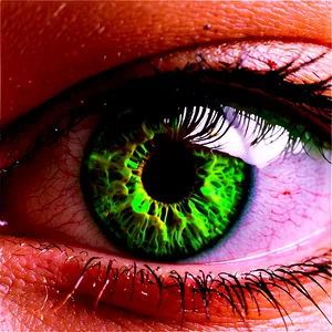 Intense Green Eye Png Mdg PNG Image