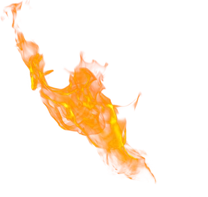 Intense_ Orange_ Flame_ Texture PNG Image