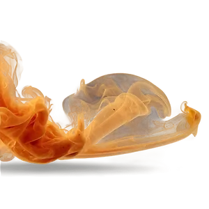 Intense Orange Smoke Visual Png Ikd95 PNG Image