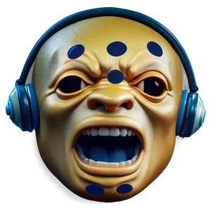 Intense Yelling Face Emoji Png Idv95 PNG Image