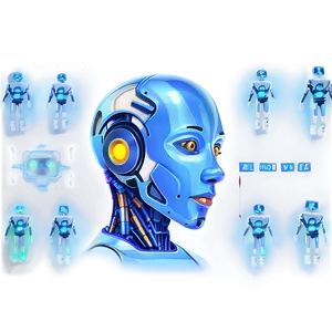 Interactive Ai Bot Illustration Png Cbr PNG Image