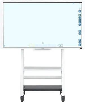 Interactive Digital Whiteboard Stand PNG Image