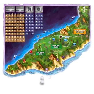 Interactive Game Map Png Rwv48 PNG Image