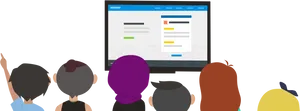 Interactive Learning Session PNG Image