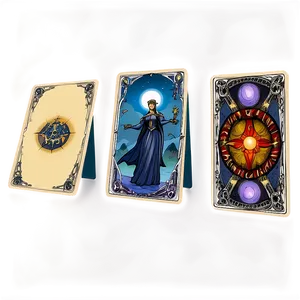 Interactive Tarot Card Template Png 06292024 PNG Image