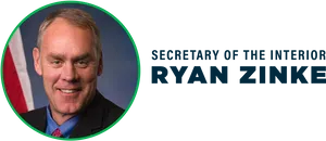 Interior Secretary Official Portrait PNG Image