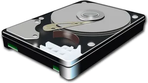 Internal Hard Drive3 D Render PNG Image