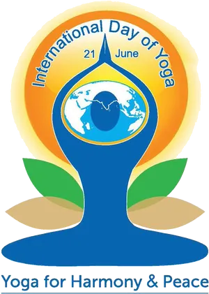 International Dayof Yoga Logo PNG Image