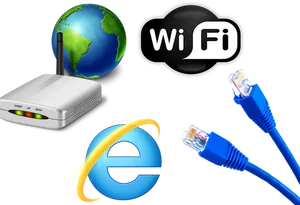 Internet Connectivity Icons PNG Image