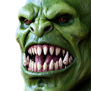 Intimidating Orc Teeth Png 94 PNG Image