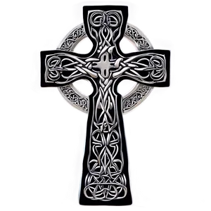 Intricate Celtic Cross Graphic Png Mnn79 PNG Image