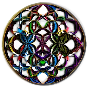 Intricate Flower Of Life Pattern Png 93 PNG Image