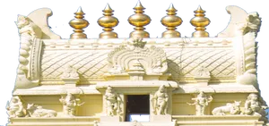 Intricate_ Hindu_ Temple_ Architecture_ Detail PNG Image