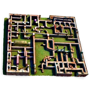 Intricate Labyrinth Structure Png Qam40 PNG Image