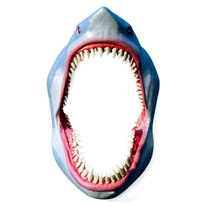 Intricate Shark Jaw Drawing Png Hcr PNG Image