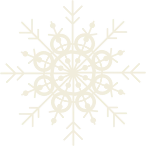 Intricate Snowflake Design PNG Image