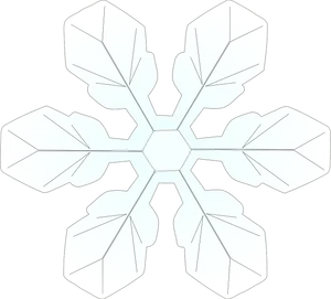 Intricate Snowflake Design PNG Image