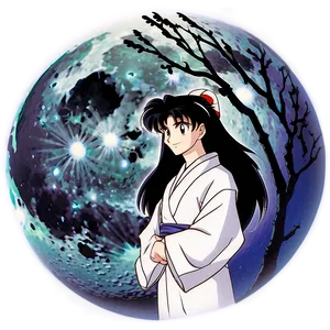 Inuyasha Full Moon Background Png 82 PNG Image