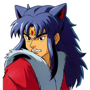 Inuyasha Koga Wolf Demon Png 06232024 PNG Image