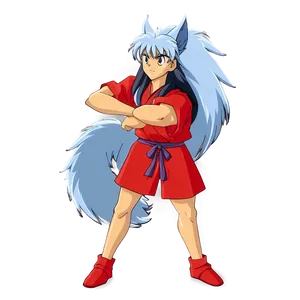 Inuyasha Koga Wolf Demon Png Alu12 PNG Image