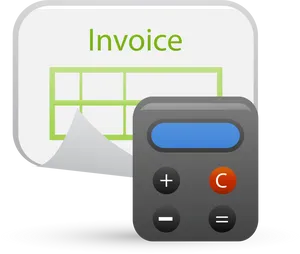 Invoice Calculator Icon PNG Image