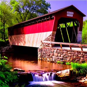 Iowa Covered Bridge Png Mhh38 PNG Image