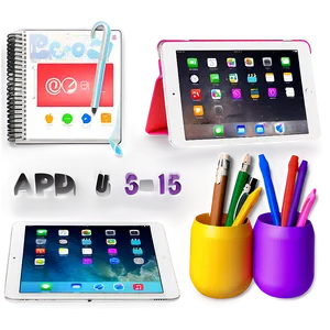 Ipad Education Tools Png 06292024 PNG Image