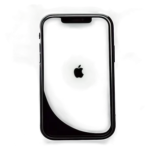 Iphone 12 Frame With Screen Protector Png Kiy53 PNG Image