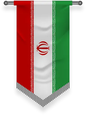 Iranian Flag Graphic PNG Image