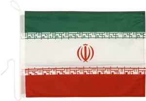 Iranian National Flag PNG Image