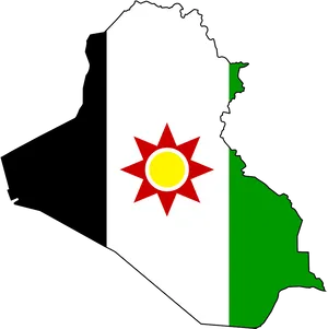 Iraq Kurdistan Map Graphic PNG Image