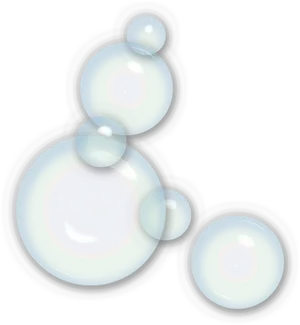 Iridescent Soap Bubbles Cluster.png PNG Image