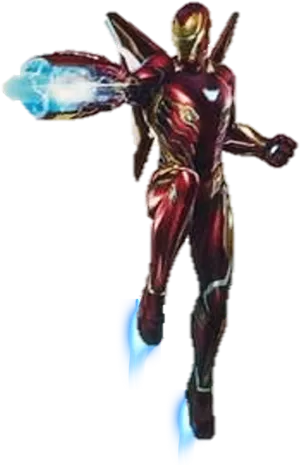 Iron_ Man_ Flying_ Action_ Pose PNG Image