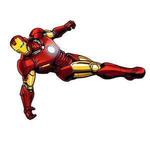 Iron Man Flying Illustration Png 68 PNG Image