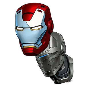 Iron Man Helmet Detailed Sketch Png 06122024 PNG Image