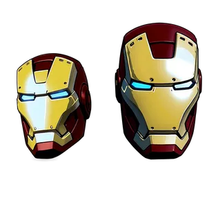 Iron Man Helmet Open Face Png Mro45 PNG Image