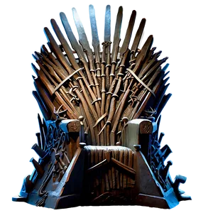 Iron Throne Under Moonlight Png 06282024 PNG Image