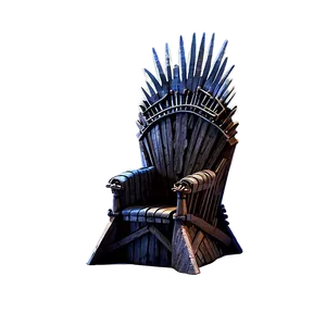 Iron Throne Under Moonlight Png 06282024 PNG Image