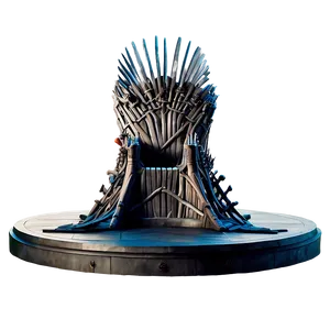 Iron Throne Under Moonlight Png 06282024 PNG Image