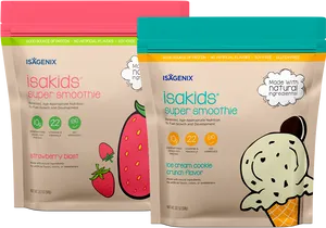 Isa Kids Super Smoothie Products PNG Image